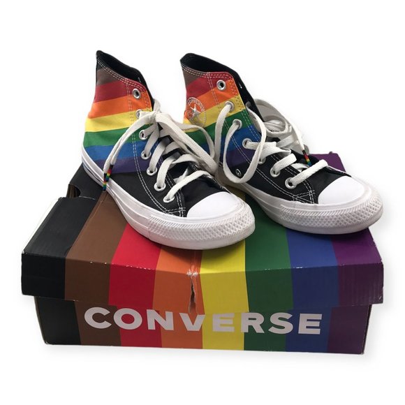 Converse Chuck Taylor All Star Mens 4 Wmns 6 Rainbow Pride Limited Edition - Picture 2 of 13